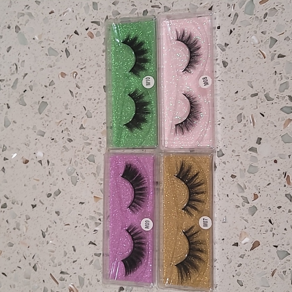 4 pair mink false eyelashes